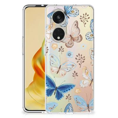 TPU Hoesje voor OPPO Reno8 T 5G Vlinder TPU Hoesje voor OPPO Reno8 T 5G Vlinder