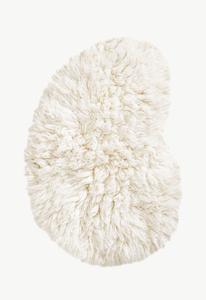 Layered - Vloerkleed Residue Shaggy Wool Rug Bone White - 235x350 cm