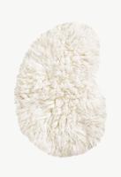 Layered - Vloerkleed Residue Shaggy Wool Rug Bone White - 180x270 cm
