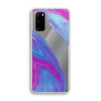 Zweverige regenboog: Samsung Galaxy S20 Transparant Hoesje