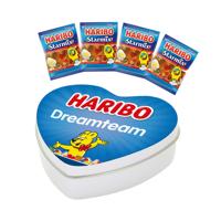 Haribo Starmix geschenkdoos hartje "Dreamteam" - 100g