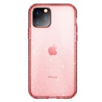 ROCK Shiny serie schokbestendig TPU + PC beschermende case voor iPhone XI Max (2019) (transparant roze)