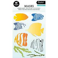 Studio Light • essentials mask stencil ocean fish