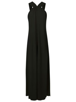 Olympiah robe longue à dos-nu - Noir