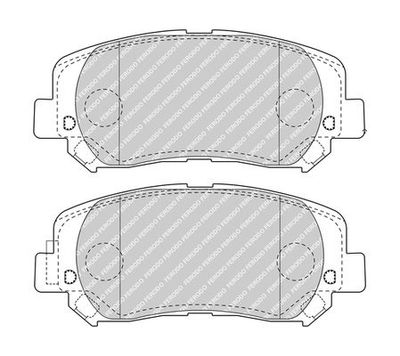 Remblokken set FDB4999