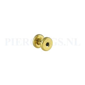 Tunnel goud kleur 4 mm 4 mm