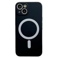 iPhone 14 hoesje - Backcover - Geschikt voor MagSafe - TPU - Zwart