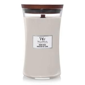 WoodWick Geurkaars Large Warm Wool - 18 cm | ø 10 cm