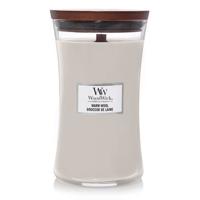 WoodWick Geurkaars Large Warm Wool - 18 cm | ø 10 cm