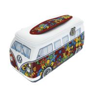 Volkswagen T1 Bulli Bus 3D Neoprene Universele Opbergtas - Bloemen