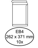 Envelop Hermes akte EB4 262x371mm zelfklevend wit 10stuks