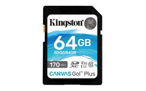 Kingston Canvas Go! Plus SDXC 64 GB geheugenkaart UHS-I U3, Class 10, A2