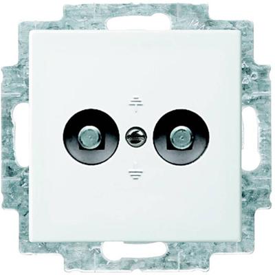 Busch-Jaeger 2095 UC-914 Potentiaalvereffening stopcontact Inzetstuk 2-voudig Busch-balance SI Alpine-wit 1 stuk(s)