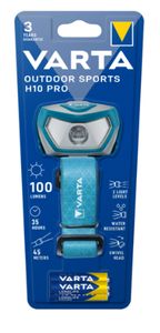 Varta Outdoor Sports H10 Pro Hoofdlamp LED werkt op batterijen 100 lm 35 h