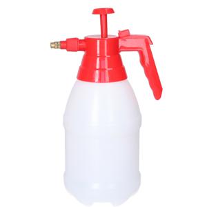 Plantenspuit met hoge druk sproeier/vernevelaar - kunststof - 1.5 liter - rood/wit - 30 cm