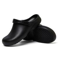 Keuken chef schoenen Food Service antislip water dichte olie-proof slippers grootte: 42 (zwart)
