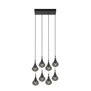 Lucide TEARS Hanglamp 8xG4 - Zwart