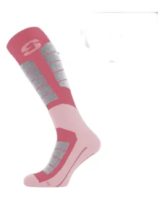 Sinner Dames Ski Sock Merino Single Pack (roze) 39-41 Roze Sinner Dames Ski Sock Merino Single Pack (roze) 39-41 Roze
