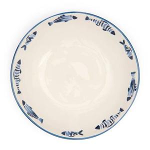 Riviera Maison - Como Catch Pasta Plate - Blauw | White