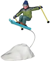 Lemax catching air kerstdorp figuur type 2 Vail Village 2012