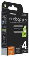 Oplaadbare batterijen PANASONIC ENELOOP PRO AAA 930 mAh 4 szt (BK-4HCDE/4CP)