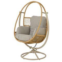 Outlet N: Tunja Draaistoel - Wicker Naturel (8720725153820) - Warentuin Collection