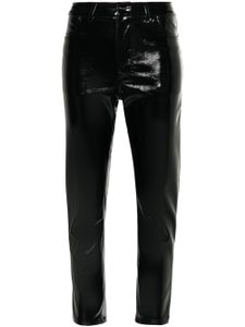 Parlor pantalon en cuir artificiel - Noir