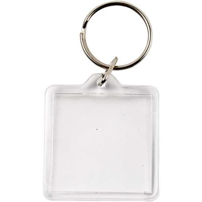 Creativ Company Sleutelhanger, afm 40x40 mm, 25 stuk/ 1 doos