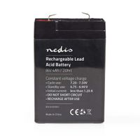 Nedis BALA45006V Oplaadbare Loodzuuraccu 6v 4500 Mah 70 X 47 X 101 Mm