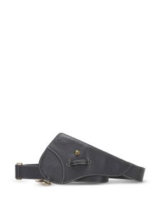 Christian Dior Pre-Owned ceinture Saddle en cuir pre-owned (2002) - Noir