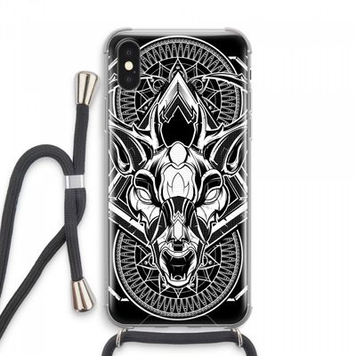 Oh Deer: iPhone XS Max Transparant Hoesje met koord