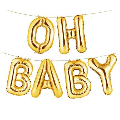 Oh Baby ballon Goud (40CM)