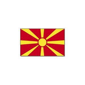 Vlag Macedonie 90 x 150 cm feestartikelen