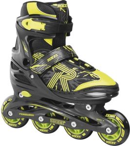 Roces inline skates Jokey 3.0 softboot 82A zwart/geel maat 34 37