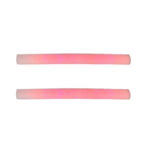 Partystaaf / foam stick met rood LED licht - Set van 4x stuks - 48 cm - lichtstaven / partysticks