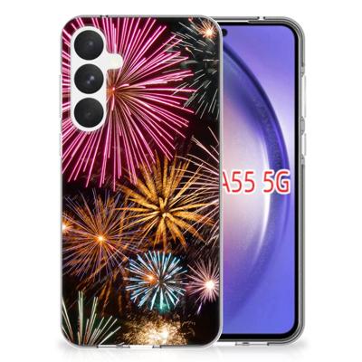 Samsung Galaxy A55 | Sillicone Back Cover | Vuurwerk