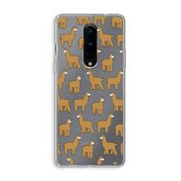 Alpacas: OnePlus 8 Transparant Hoesje