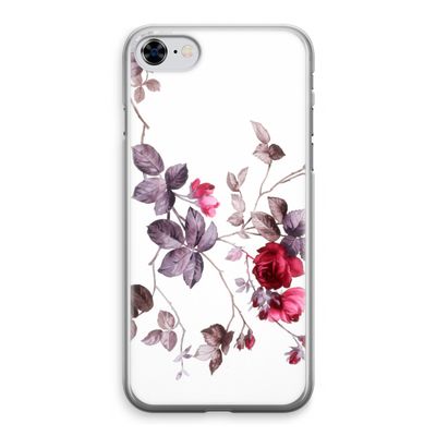 Mooie bloemen: iPhone 8 Transparant Hoesje