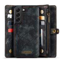Caseme Samsung Galaxy S22 Plus hoes - Vintage 2 in 1 portemonnee - Zwart Caseme Samsung Galaxy S22 Plus hoes - Vintage 2 in 1 portemonnee - Zwart