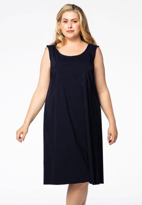 Yoek Jurk A-line STRETCH | Blauw | Maat 58/60