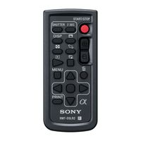 Sony RMT-DSLR2 afstandsbediening