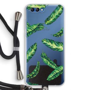 Lange bladeren: Honor 10 Transparant Hoesje met koord