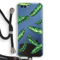 Lange bladeren: Honor 10 Transparant Hoesje met koord