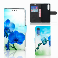 Huawei P30 Hoesje Orchidee Blauw - Cadeau voor je Moeder