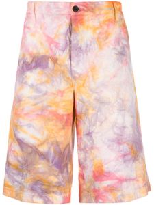 Aries short à imprimé tie-dye - Rose