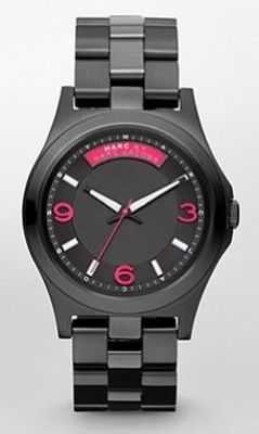 Horlogeband Marc by Marc Jacobs MBM3165 Staal Zwart 20mm