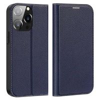 Dux Ducis Skin X2 iPhone 14 Pro Flip Hoesje - Blauw - thumbnail