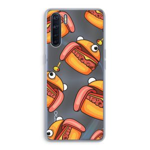 Hamburger: Oppo A91 Transparant Hoesje