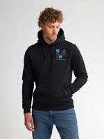 Petrol Sweater Hooded Print M-3050-swh308 Hoodies 9111 Deep Black