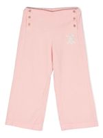 The Animals Observatory pantalon en velours côtelé à patch logo - Rose The Animals Observatory pantalon en velours côtelé à patch logo - Rose